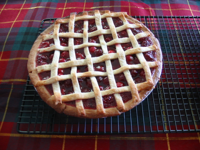 The cherry tree did quite well this year too...yum!