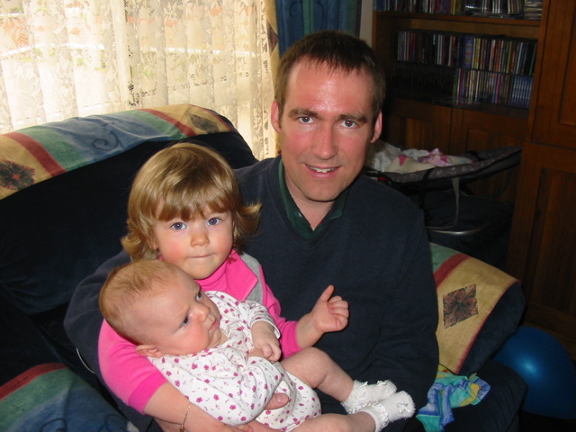 Grant with Miss Charlotte and his new niece, Miss Jasmine